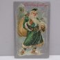 Antique Christmas Postcard Santa Claus in Green Robe Raphael Tuck & Sons