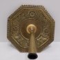 Vintage Solid Brass Ink Pen Holder Stamped J.B. 2880 on the Bottom