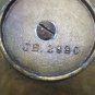 Vintage Solid Brass Ink Pen Holder Stamped J.B. 2880 on the Bottom