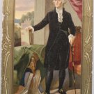 Antique Postcard President George Washington Germany Embossed Divided Posted
