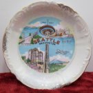 Souvenir Collector Plate Seattle Washington Space Needle