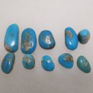 Natural Turquoise Cabochons 39.5 Cts.