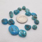 Natural turquoise Cabochons  33.5 carots Mined in Arizona