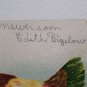 Antique Easter Postcard Baby Chicks Hen Eggs Embossed Posted Divided