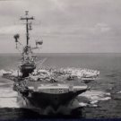 U.S.S. ORISKANY CVA-34 Military Ship Real Photo Postcard Official U.S. Navy NEW