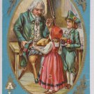 Antique Thanksgiving Postcard  Posted Embossed Divided