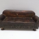 Vintage Wood Couch for a Doll House