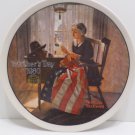 1984 Collector Plate A Mother's Pride by Norman Rockwell Bradford Exchange