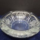 K.I.G. Ashtray Crystal with Frosted Rose design made in Indonesia
