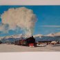 Real Photo Postcard Steam Engine Colorado and Southern Ry Unposted Divided