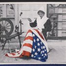 Antique Postcard Betsy Ross Making First United States Flag Unposted Undivided