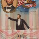 Antique Postcard President Abraham Lincoln Posted Divided