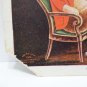Antique Easter Postcard Humanized Rabbits and Baby Chick Unposted Divided