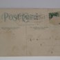 1907 Easter Postcard Rabbits and Chick Dancing on Easter Egg Posted Divided