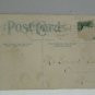 1907 Easter Postcard Rabbits and Chick Dancing on Easter Egg Posted Divided