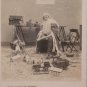 Antique Christmas Postcard Real Photo Santa Claus Black and White Glossy