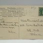 Antique Easter Postcard Two Angels Easter Eggs Embossed Posted