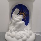 A Teleflora Gift Christmas Candle Holder White Bisque