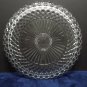 Serving Tray Platter Clear Glass Diamond Pattern