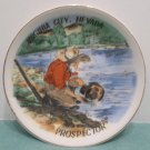 Souvenir Collector Plate Virginia City Nevada Miniature Porcelain