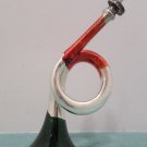 Antique Christmas Tree Ornament Mercury Glass Trumpet Japan