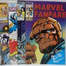 Marvel Fanfare 1983 #8, #11, 1984 #12, #15 Marvel Comics Comic Books