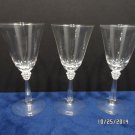 Vintage Cocktail Glasses Crystal Set of Three