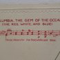 Antique Patriotic Postcard U.S. Flag Memorial Day Posted Divided