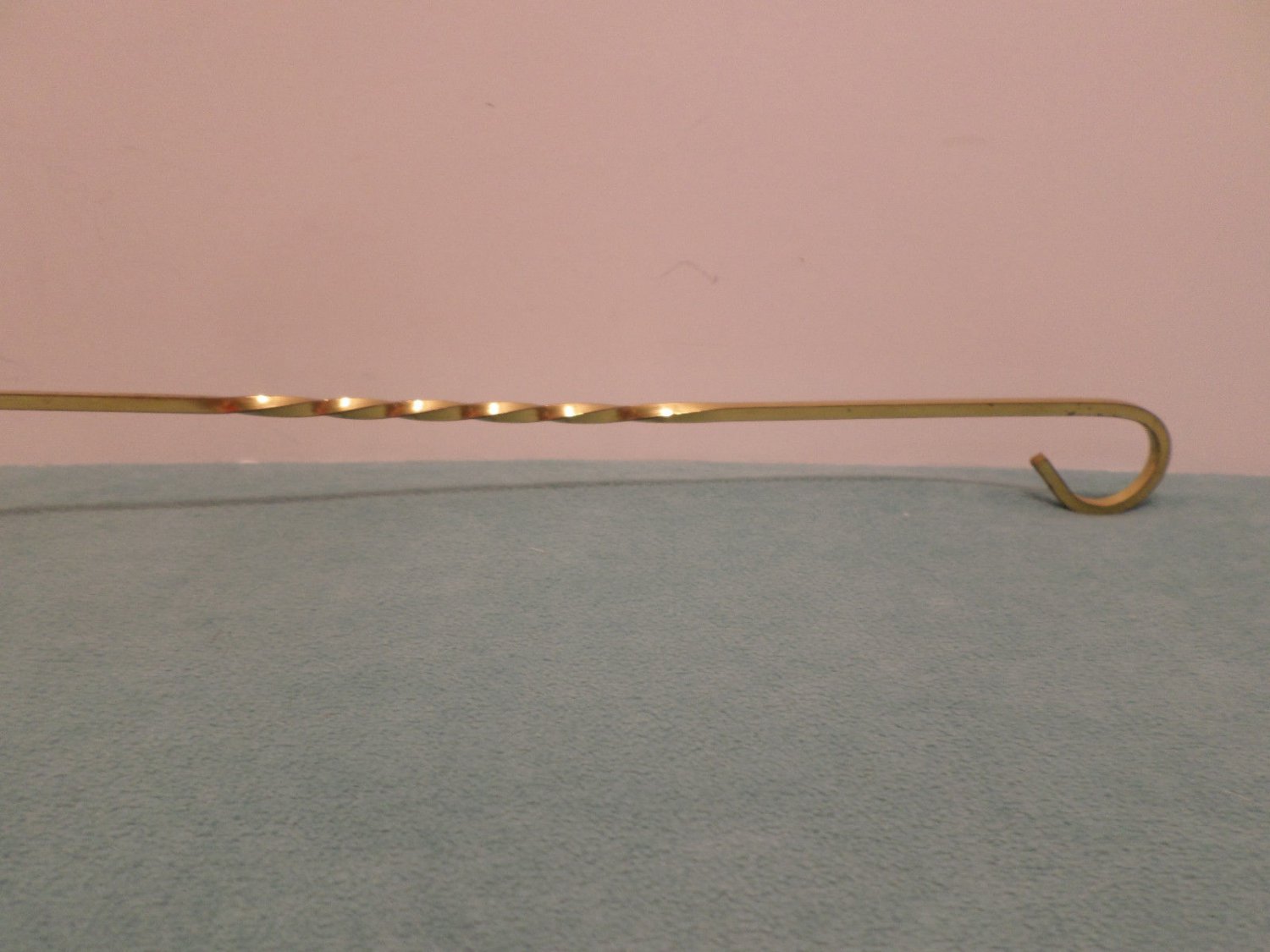 Vintage Candle Snuffer Copper with a Brass Twisted Handle