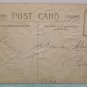 Antique Easter Postcard Rabbit Colored Eggs Embossed Unposted Divided