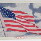 Antique Postcard Old Glory United States Flag Posted Divided