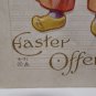Antique Easter Postcard Little Dutch Boy and Girl White Dove Embossed