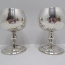 Wine Goblets Silver Plated E P Brass made in Spain