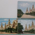 Postcards Panama Pacific International Expo 3 Different Views of Palm Avenue