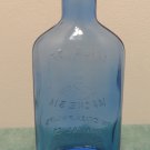 Antique Bottle Phillips Milk of Magnesia Blue Glass made in the United States