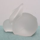 Frosted Crystal Rabbit Figurine