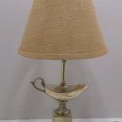 Vintage Brass Table Lamp Genie Lantern