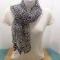 Womens Scarfs Rayon Polyester Lavender Black Blue and Red made in Japan Lot of 4