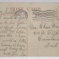Antique Patriotic Postcard U.S. Flag Embossed Posted Divided