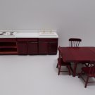 Wooden Doll House Furniture Kitchen Set