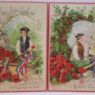 Antique George Washington Postcards Germany Unposted Divided Embossed