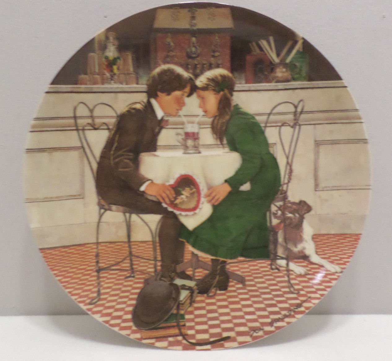 1981 Collector Plate Valentines Day #17989E Knowles COA NIB