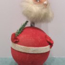 Antique Cardboard Santa Claus Candy Container Bobble Head Germany