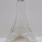 Vintage Perfume Bottle Large Clear Glass