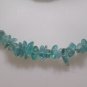 Rope Necklace Rough Cut Polished Gemstone Beads  34" Long