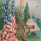 Antique Patriotic Postcard U.S. Flag Posted