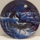 1993 Collector Plate Song to the Night by Don Ningewance Bradford Exchange