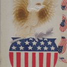 Antique Postcard America First American Flag Made in the USA