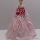 Christmas Tree Topper Lady with Plastic Head and Hands 16" Tall