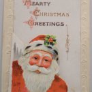 Christmas Postcard Santa Claus Unposted Divided made in Germany